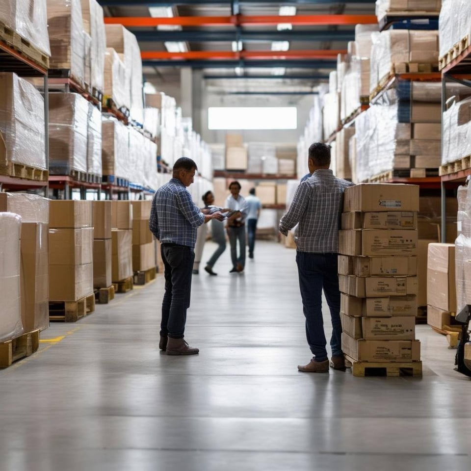 gestion de inventarios en logistica con personas de latinoamerica